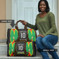 Personalized St Kitts And Nevis Patriots Travel Bag Caribbean Cricket Player Graphic Art