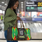 Personalized St Kitts And Nevis Patriots Travel Bag Caribbean Cricket Player Graphic Art