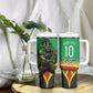 Personalized St Kitts And Nevis Patriots Tumbler With Handle Caribbean Cricket Player Graphic Art