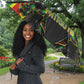 Personalized St Kitts And Nevis Patriots Umbrella Caribbean Cricket Player Graphic Art