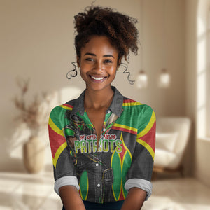 Personalized St Kitts And Nevis Patriots Women Casual Shirt Caribbean Cricket Player Graphic Art
