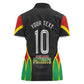Personalized St Kitts And Nevis Patriots Women Polo Shirt Caribbean Cricket Player Graphic Art