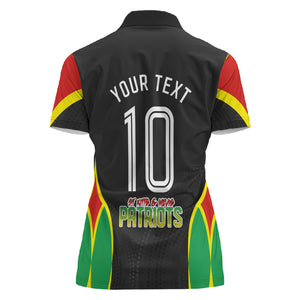 Personalized St Kitts And Nevis Patriots Women Polo Shirt Caribbean Cricket Player Graphic Art