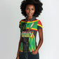 Personalized St Kitts And Nevis Patriots Women Polo Shirt Caribbean Cricket Player Graphic Art