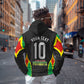 Personalized St Kitts And Nevis Patriots Zip Hoodie Caribbean Cricket Player Graphic Art