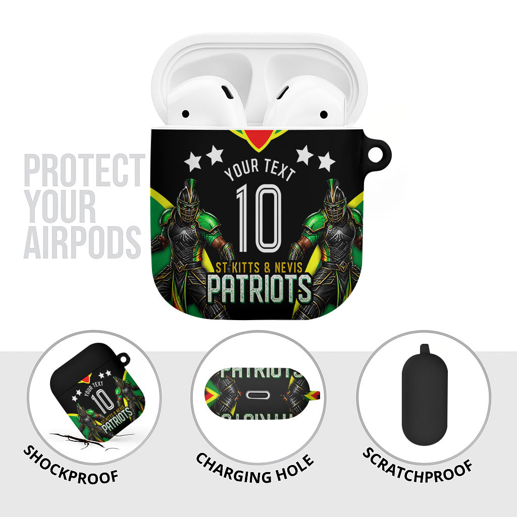 Personalized St Kitts And Nevis Patriots Cricket AirPods Case Dynamic Player Celebration Team Pride