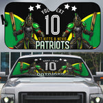 Personalized St Kitts And Nevis Patriots Cricket Auto Sun Shade Dynamic Player Celebration Team Pride