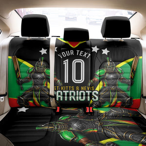Personalized St Kitts And Nevis Patriots Cricket Back Car Seat Cover Dynamic Player Celebration Team Pride