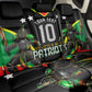 Personalized St Kitts And Nevis Patriots Cricket Back Car Seat Cover Dynamic Player Celebration Team Pride