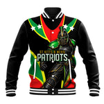 Personalized St Kitts And Nevis Patriots Cricket Baseball Jacket Dynamic Player Celebration Team Pride
