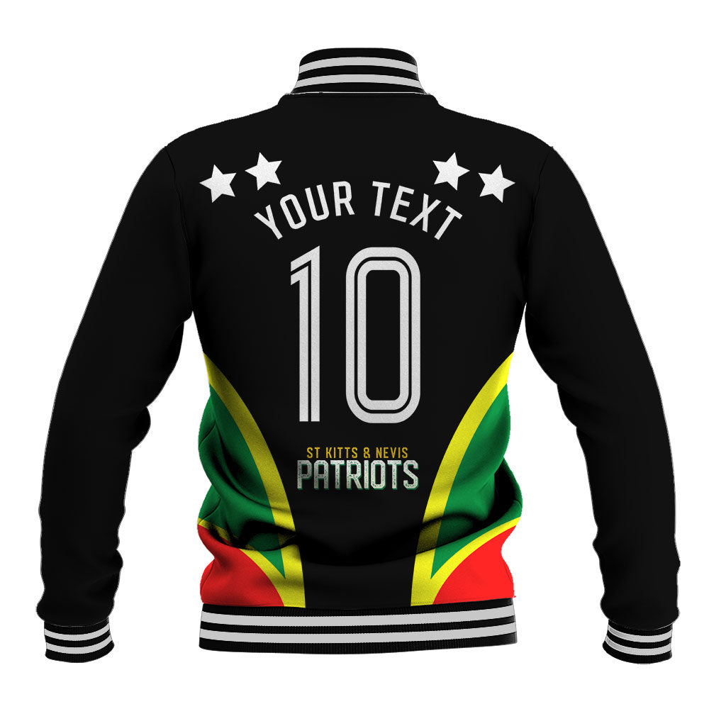 Personalized St Kitts And Nevis Patriots Cricket Baseball Jacket Dynamic Player Celebration Team Pride