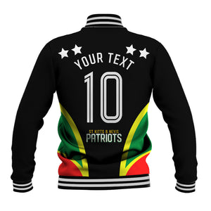 Personalized St Kitts And Nevis Patriots Cricket Baseball Jacket Dynamic Player Celebration Team Pride