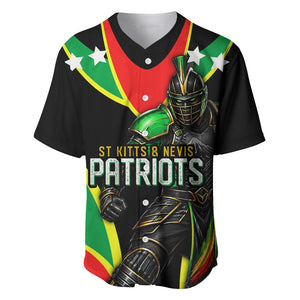 Personalized St Kitts And Nevis Patriots Cricket Baseball Jersey Dynamic Player Celebration Team Pride