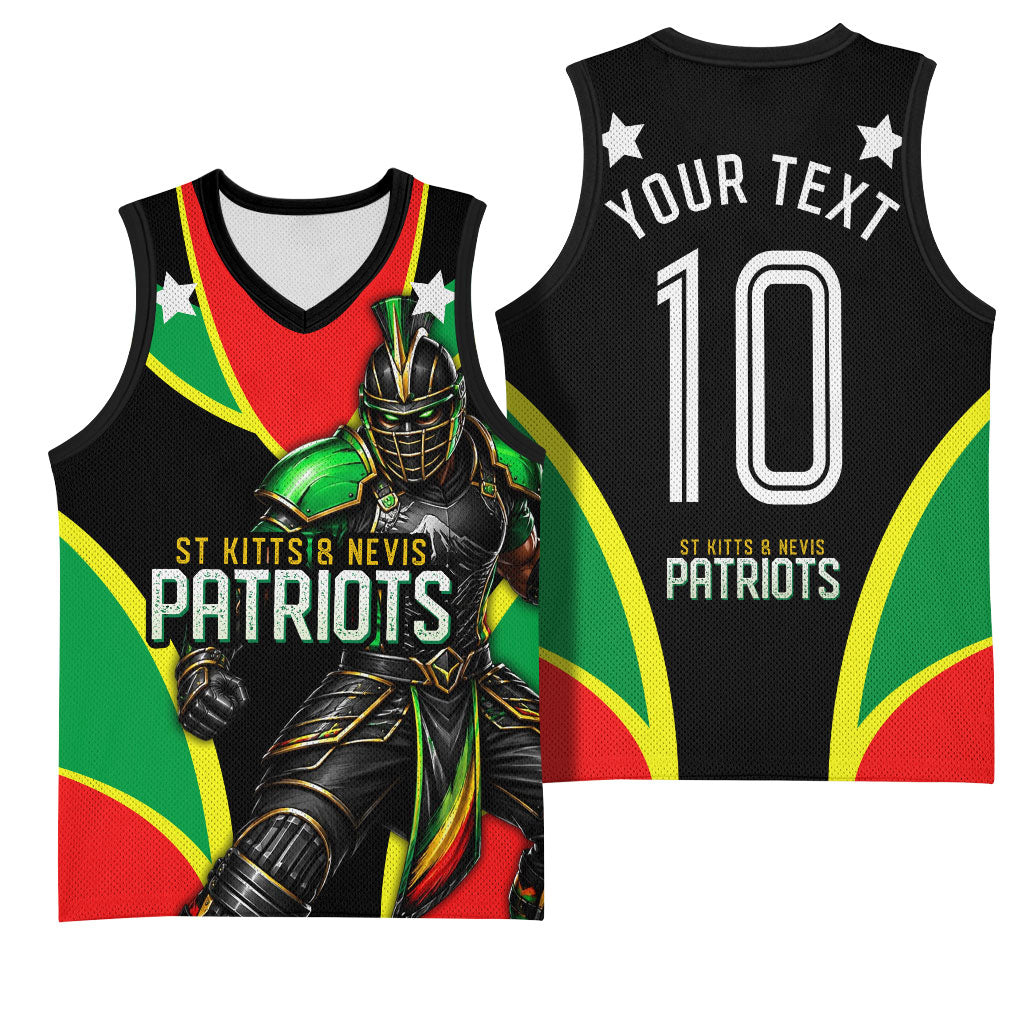 Personalized St Kitts And Nevis Patriots Cricket Basketball Jersey Dynamic Player Celebration Team Pride