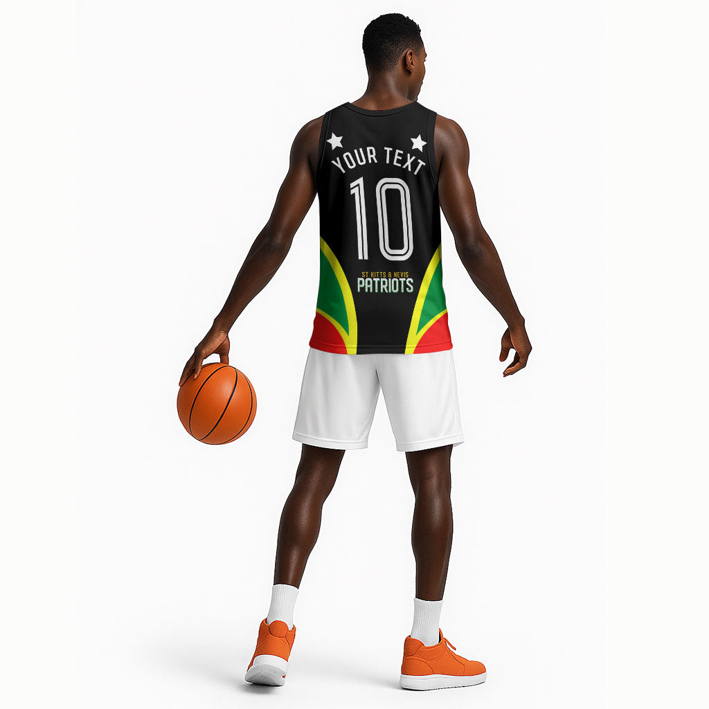 Personalized St Kitts And Nevis Patriots Cricket Basketball Jersey Dynamic Player Celebration Team Pride