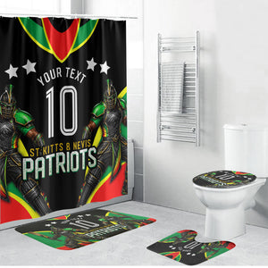 Personalized St Kitts And Nevis Patriots Cricket Bathroom Set Dynamic Player Celebration Team Pride