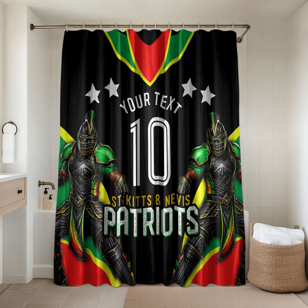 Personalized St Kitts And Nevis Patriots Cricket Bathroom Set Dynamic Player Celebration Team Pride