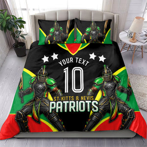 Personalized St Kitts And Nevis Patriots Cricket Bedding Set Dynamic Player Celebration Team Pride