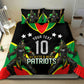 Personalized St Kitts And Nevis Patriots Cricket Bedding Set Dynamic Player Celebration Team Pride