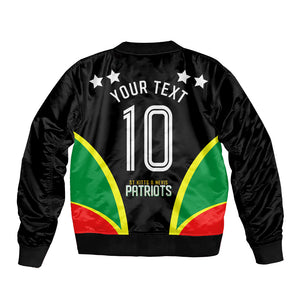 Personalized St Kitts And Nevis Patriots Cricket Bomber Jacket Dynamic Player Celebration Team Pride