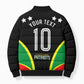 Personalized St Kitts And Nevis Patriots Cricket Bomber Puffer Jacket Dynamic Player Celebration Team Pride