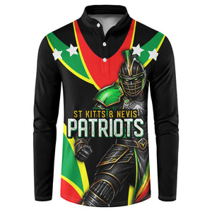 Personalized St Kitts And Nevis Patriots Cricket Button Sweatshirt Dynamic Player Celebration Team Pride