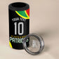 Personalized St Kitts And Nevis Patriots Cricket 4 in 1 Can Cooler Tumbler Dynamic Player Celebration Team Pride