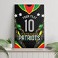 Personalized St Kitts And Nevis Patriots Cricket Canvas Wall Art Dynamic Player Celebration Team Pride