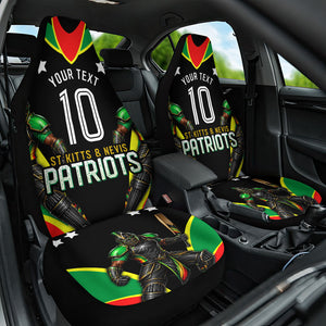 Personalized St Kitts And Nevis Patriots Cricket Car Seat Cover Dynamic Player Celebration Team Pride