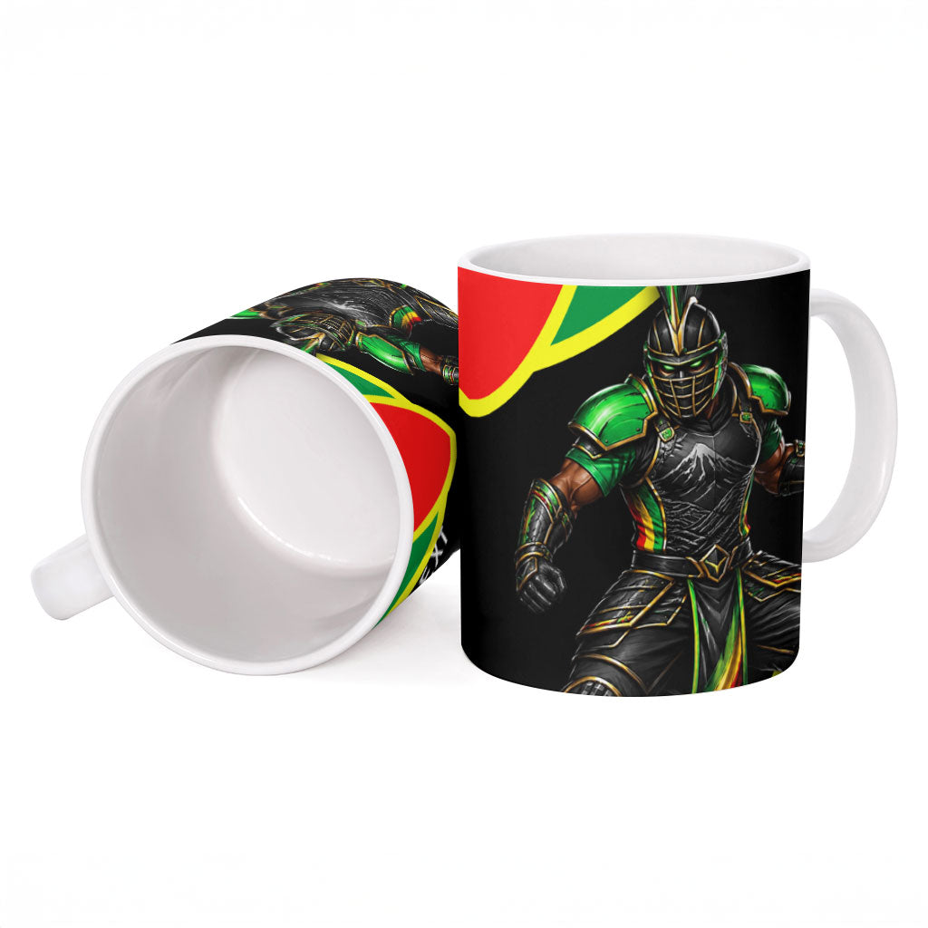 Personalized St Kitts And Nevis Patriots Cricket Ceramic Mug Dynamic Player Celebration Team Pride