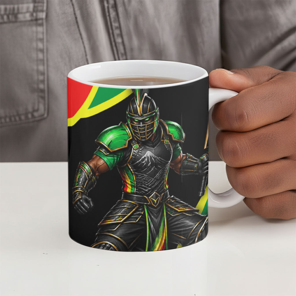Personalized St Kitts And Nevis Patriots Cricket Ceramic Mug Dynamic Player Celebration Team Pride