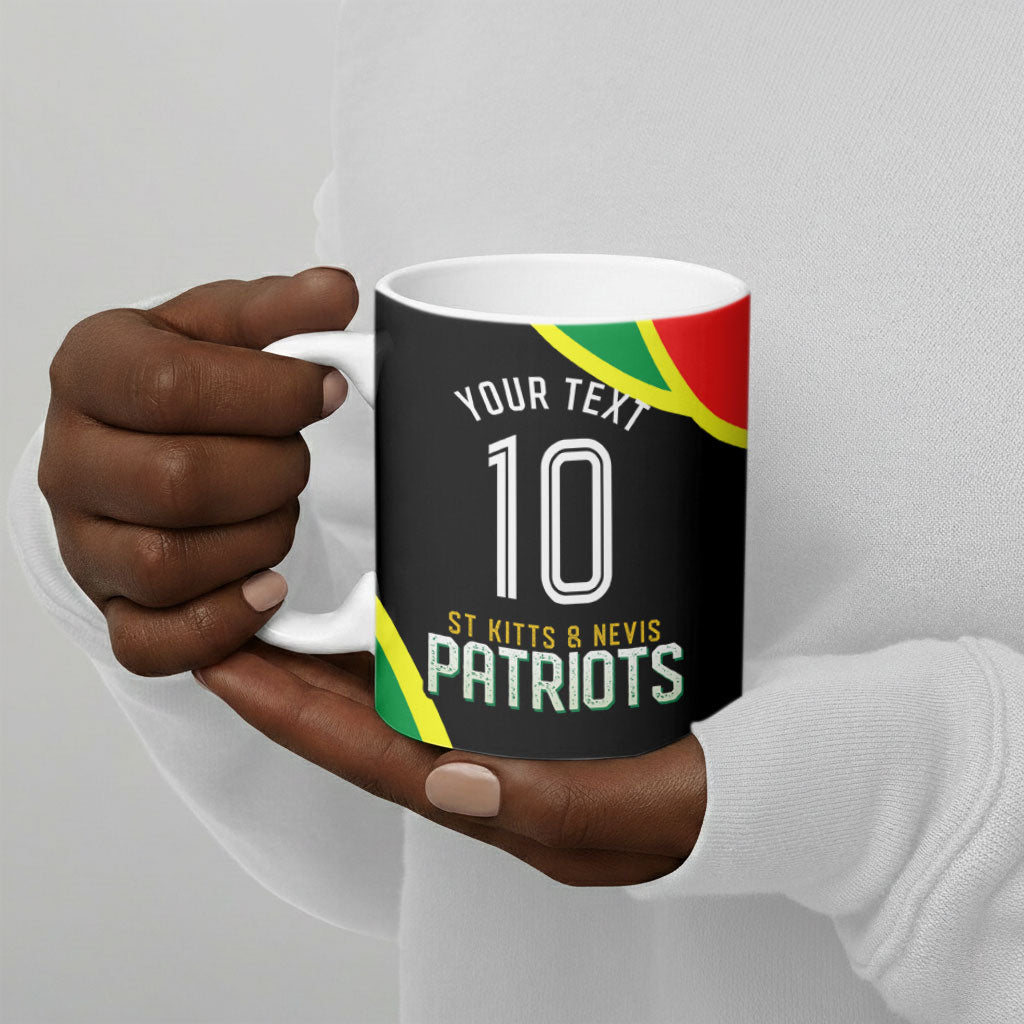 Personalized St Kitts And Nevis Patriots Cricket Ceramic Mug Dynamic Player Celebration Team Pride