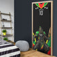Personalized St Kitts And Nevis Patriots Cricket Door Cover Dynamic Player Celebration Team Pride