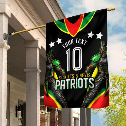 Personalized St Kitts And Nevis Patriots Cricket Garden Flag Dynamic Player Celebration Team Pride