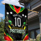 Personalized St Kitts And Nevis Patriots Cricket Garden Flag Dynamic Player Celebration Team Pride