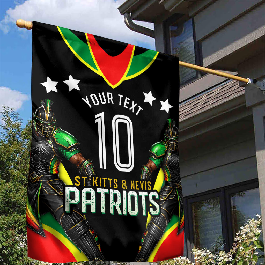 Personalized St Kitts And Nevis Patriots Cricket Garden Flag Dynamic Player Celebration Team Pride