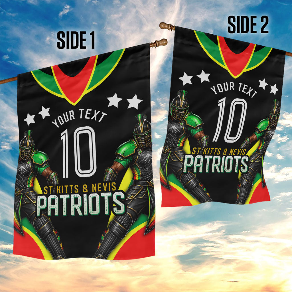 Personalized St Kitts And Nevis Patriots Cricket Garden Flag Dynamic Player Celebration Team Pride