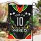 Personalized St Kitts And Nevis Patriots Cricket Garden Flag Dynamic Player Celebration Team Pride