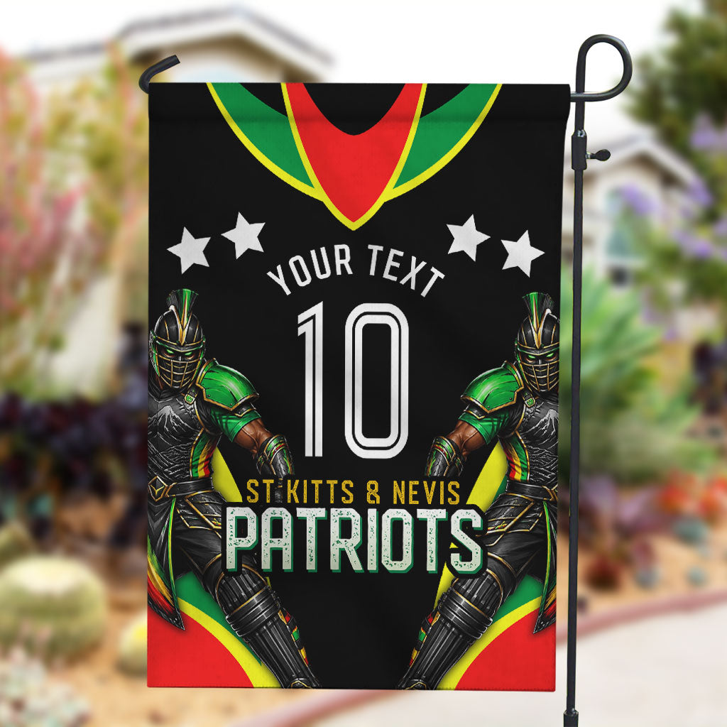 Personalized St Kitts And Nevis Patriots Cricket Garden Flag Dynamic Player Celebration Team Pride