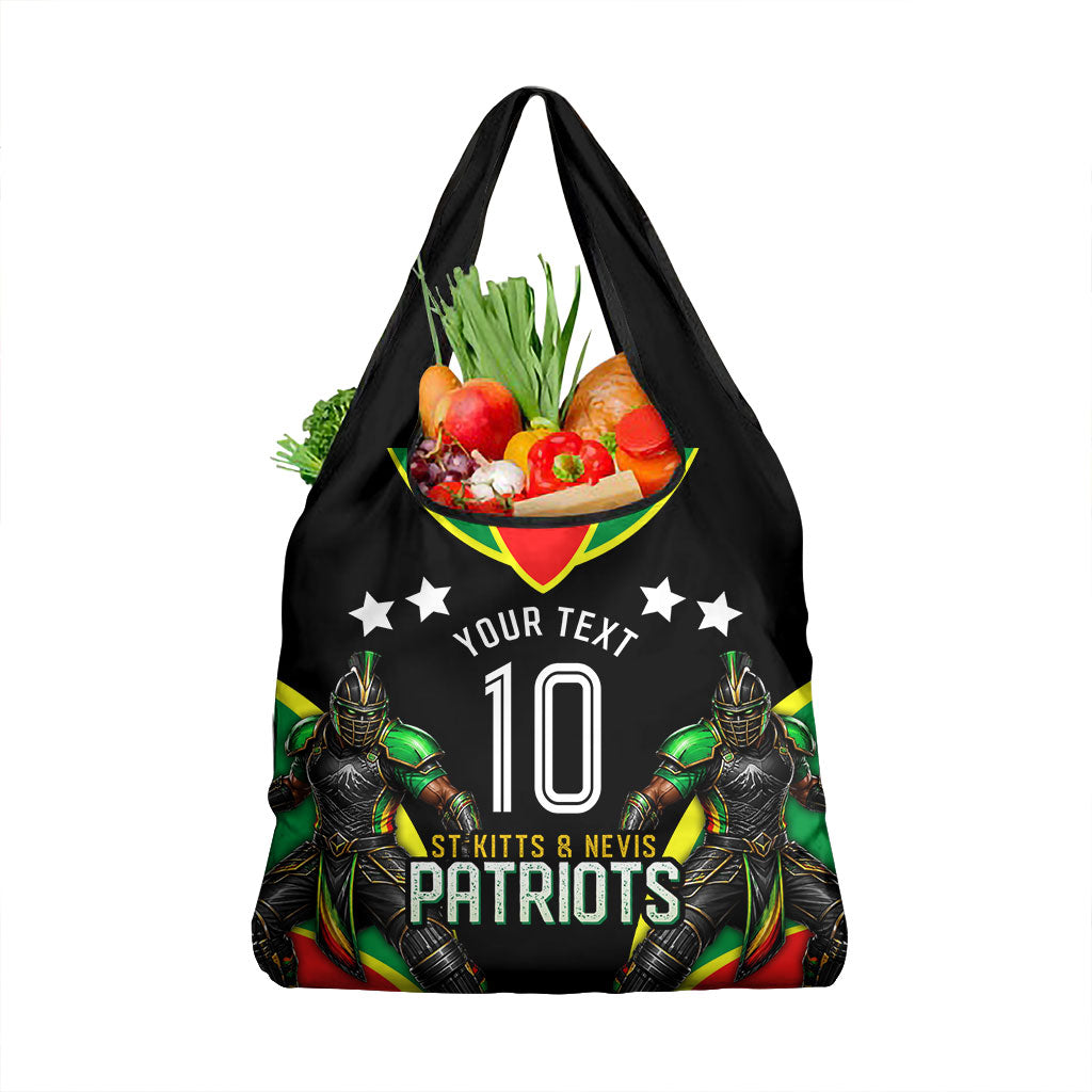 Personalized St Kitts And Nevis Patriots Cricket Grocery Bag Dynamic Player Celebration Team Pride