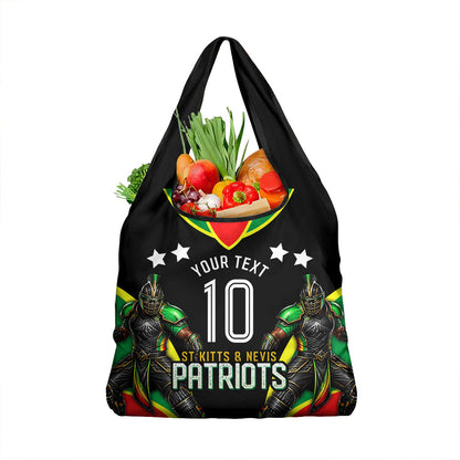 Personalized St Kitts And Nevis Patriots Cricket Grocery Bag Dynamic Player Celebration Team Pride