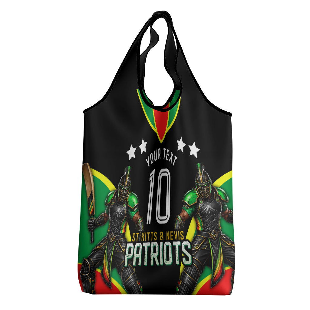 Personalized St Kitts And Nevis Patriots Cricket Grocery Bag Dynamic Player Celebration Team Pride