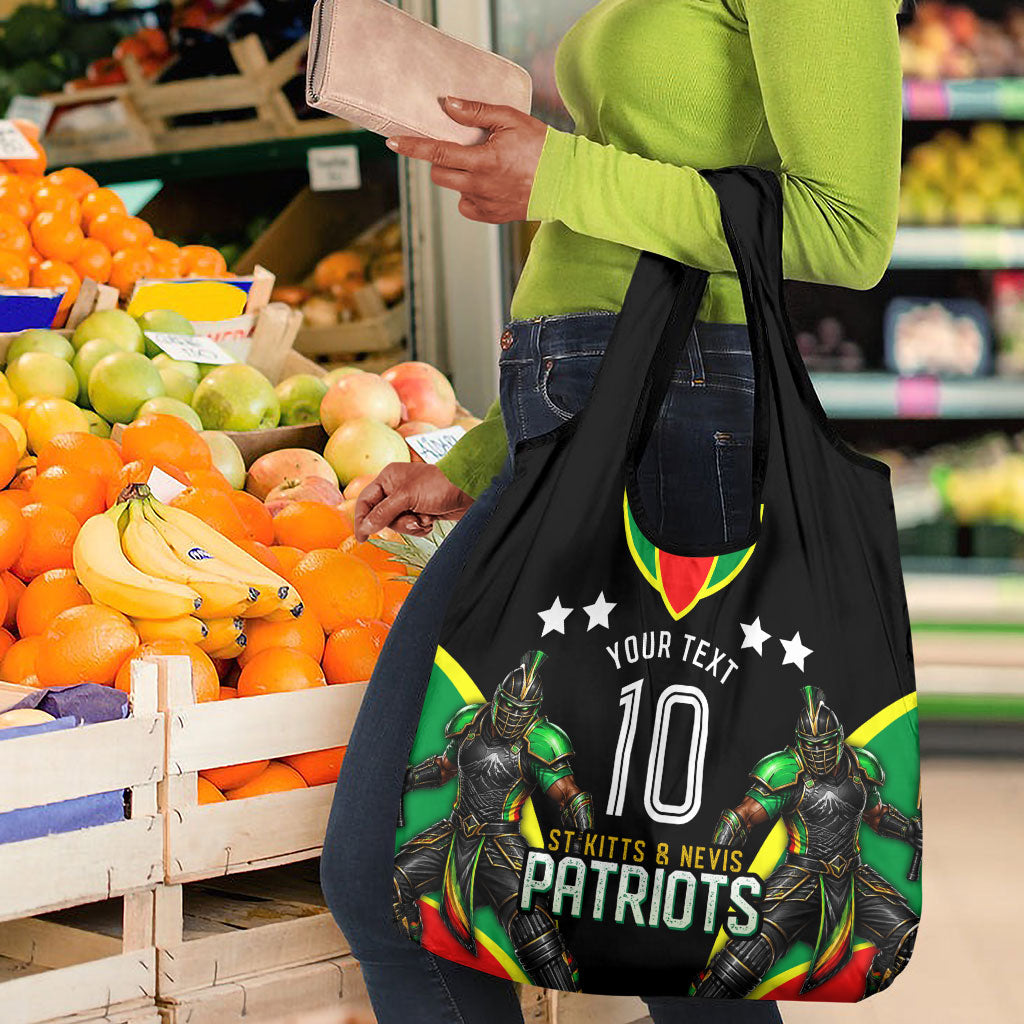 Personalized St Kitts And Nevis Patriots Cricket Grocery Bag Dynamic Player Celebration Team Pride