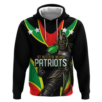 Personalized St Kitts And Nevis Patriots Cricket Hoodie Dynamic Player Celebration Team Pride