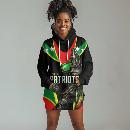 Personalized St Kitts And Nevis Patriots Cricket Hoodie Dress Dynamic Player Celebration Team Pride