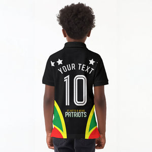 Personalized St Kitts And Nevis Patriots Cricket Kid Polo Shirt Dynamic Player Celebration Team Pride