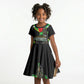 Personalized St Kitts And Nevis Patriots Cricket Kid Short Sleeve Dress Dynamic Player Celebration Team Pride
