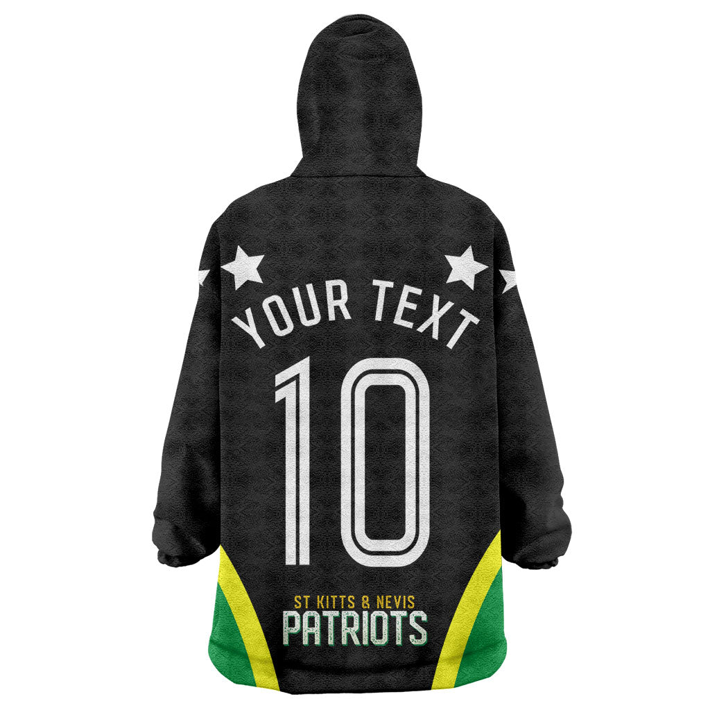 Personalized St Kitts And Nevis Patriots Cricket Kid Wearable Blanket Hoodie Dynamic Player Celebration Team Pride