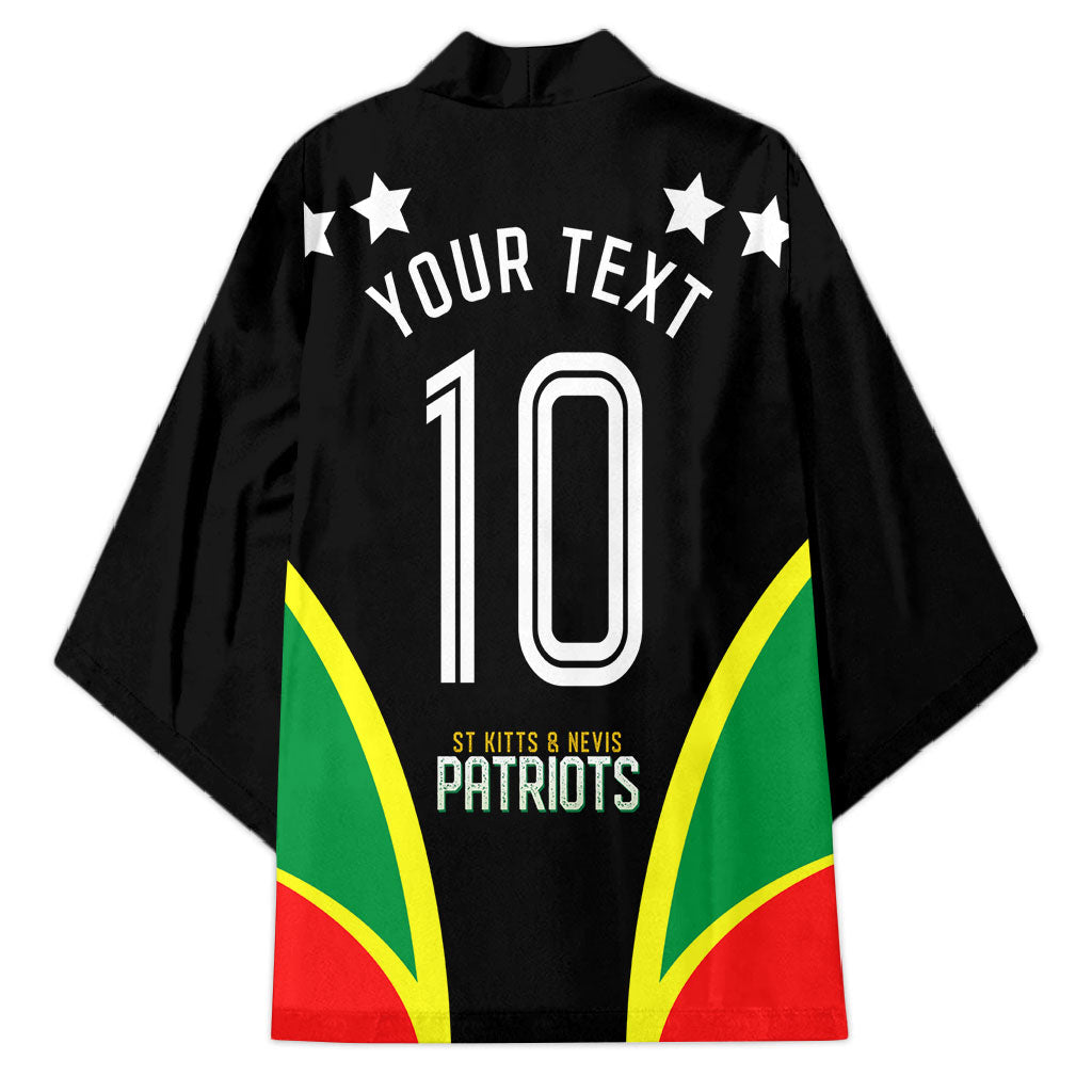 Personalized St Kitts And Nevis Patriots Cricket Kimono Dynamic Player Celebration Team Pride