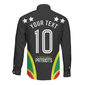 Personalized St Kitts And Nevis Patriots Cricket Long Sleeve Button Shirt Dynamic Player Celebration Team Pride